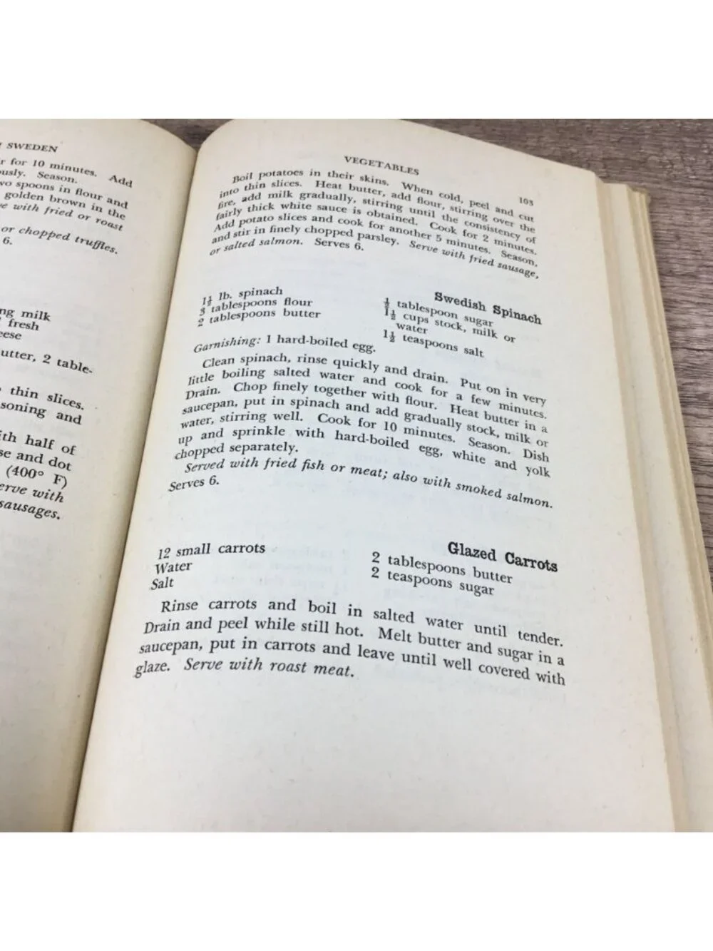 Good Food From Sweden By Inga Norberg 1939 Fifth Printing Hardcover Cookbook